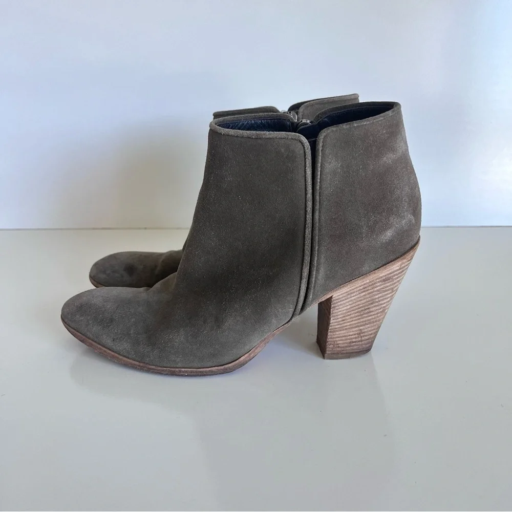 Giuseppe Zanotti Nicky Ankle Boots Suede Side Zip Pointed‎ Toe